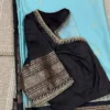 Chic Coffee Brown Minimalist Blouse – Subtle Design for Every Occasion