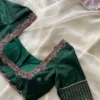Exclusive Bottle Green Boutique Blouse